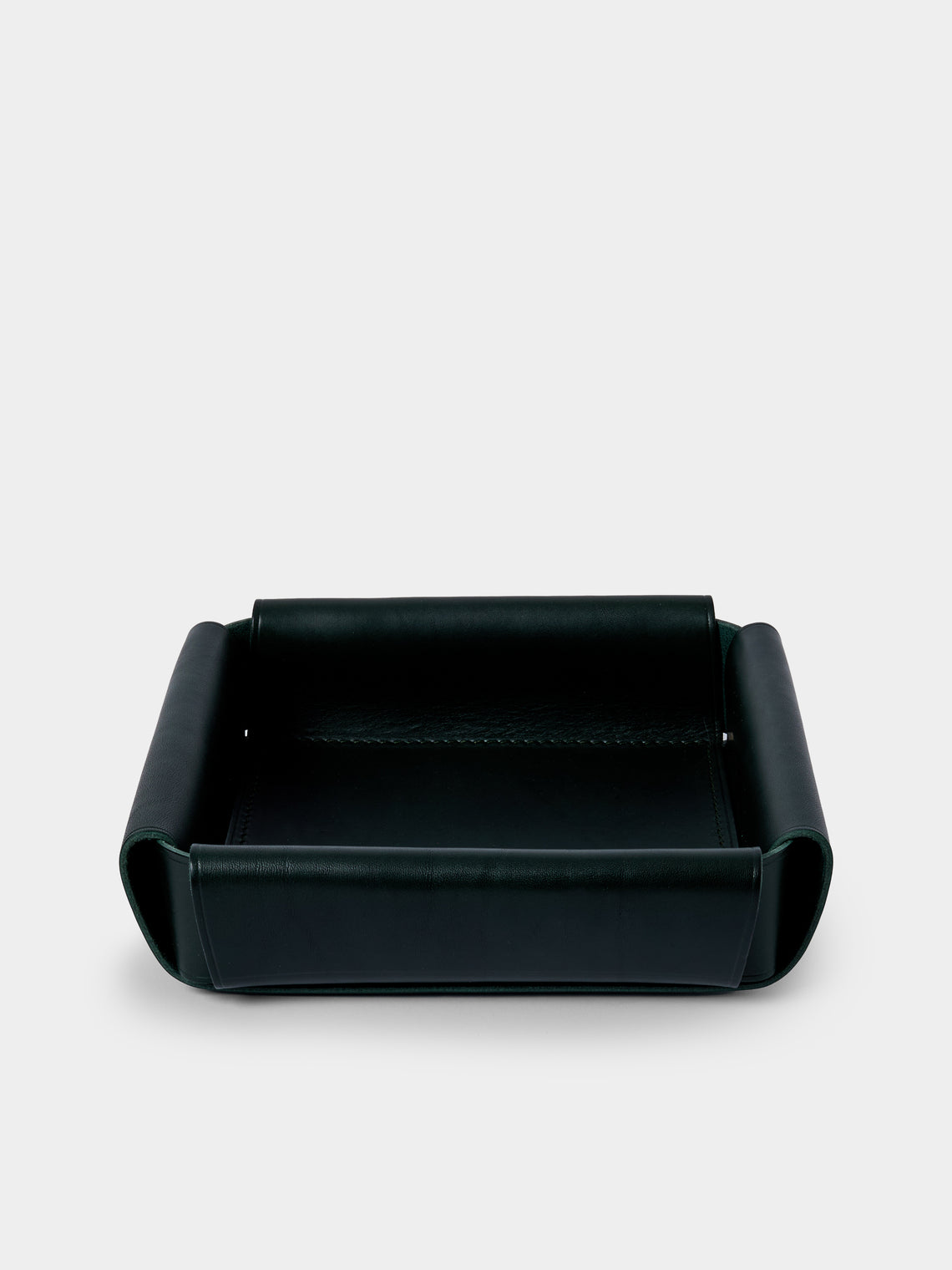 Otzi Studio - Assembly Leather Valet Tray (10in/26cm) - Green - ABASK