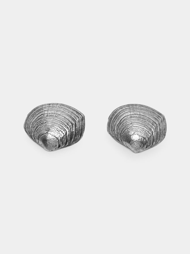 Antique and Vintage - 1950s Solid Silver Clams (Set of 2) -  - ABASK - 
