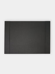 Giobagnara - Douglas Leather Desk Blotter - Gray - ABASK - 