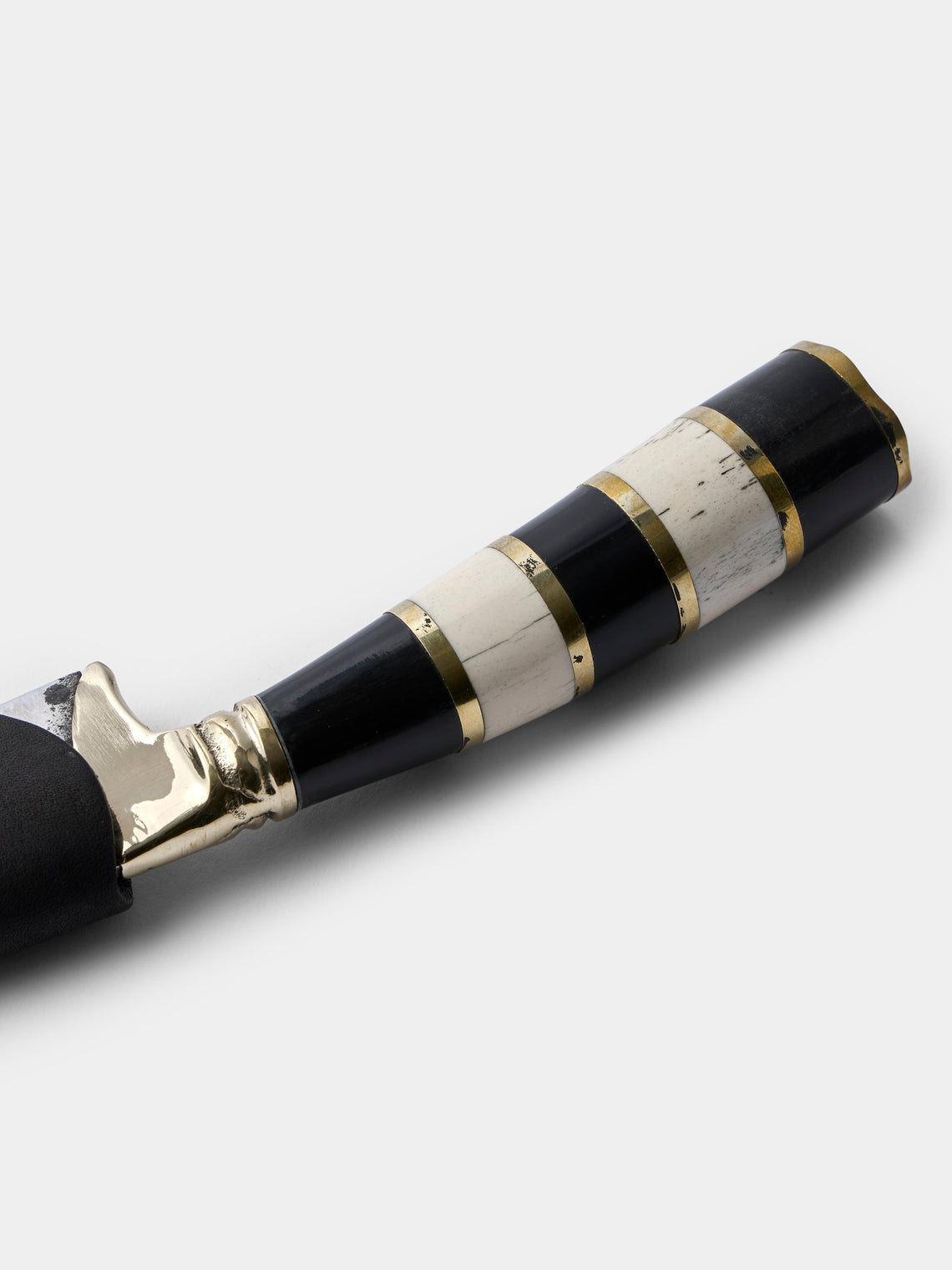 Poglia - Regal Horn, Bone and Brass Knife - Multiple - ABASK