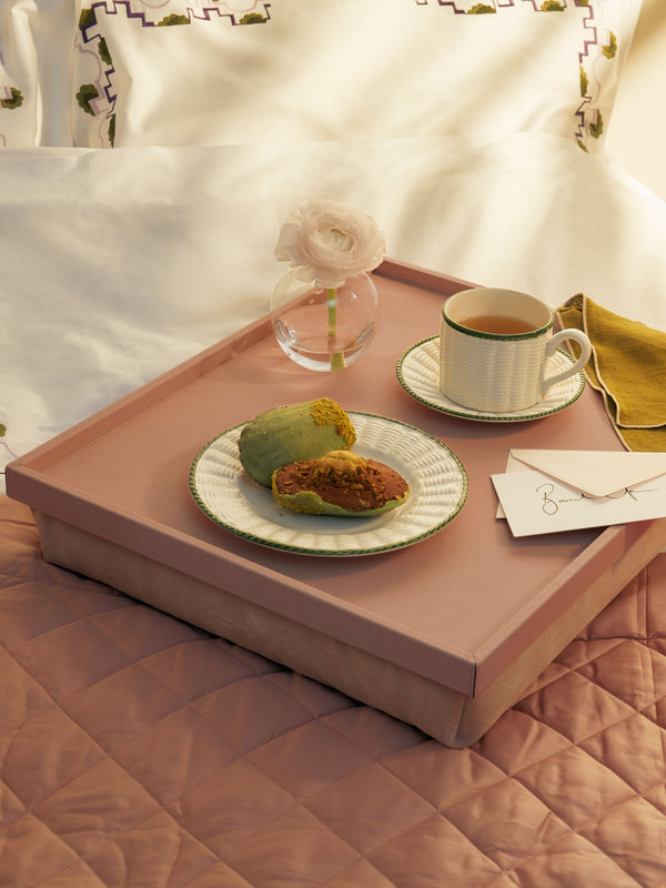 Giobagnara - Teddy Leather Bed Tray -  - ABASK