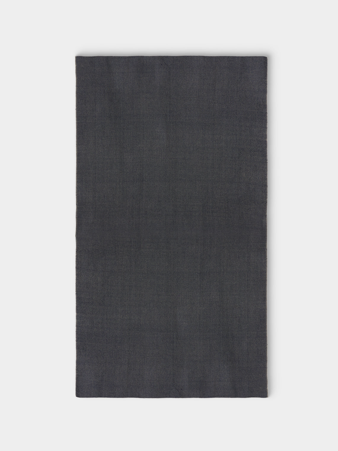 Me & K - Reversible Merino Wool and Cashmere King-Size Blanket (106in/2.7m) - Navy - ABASK - 