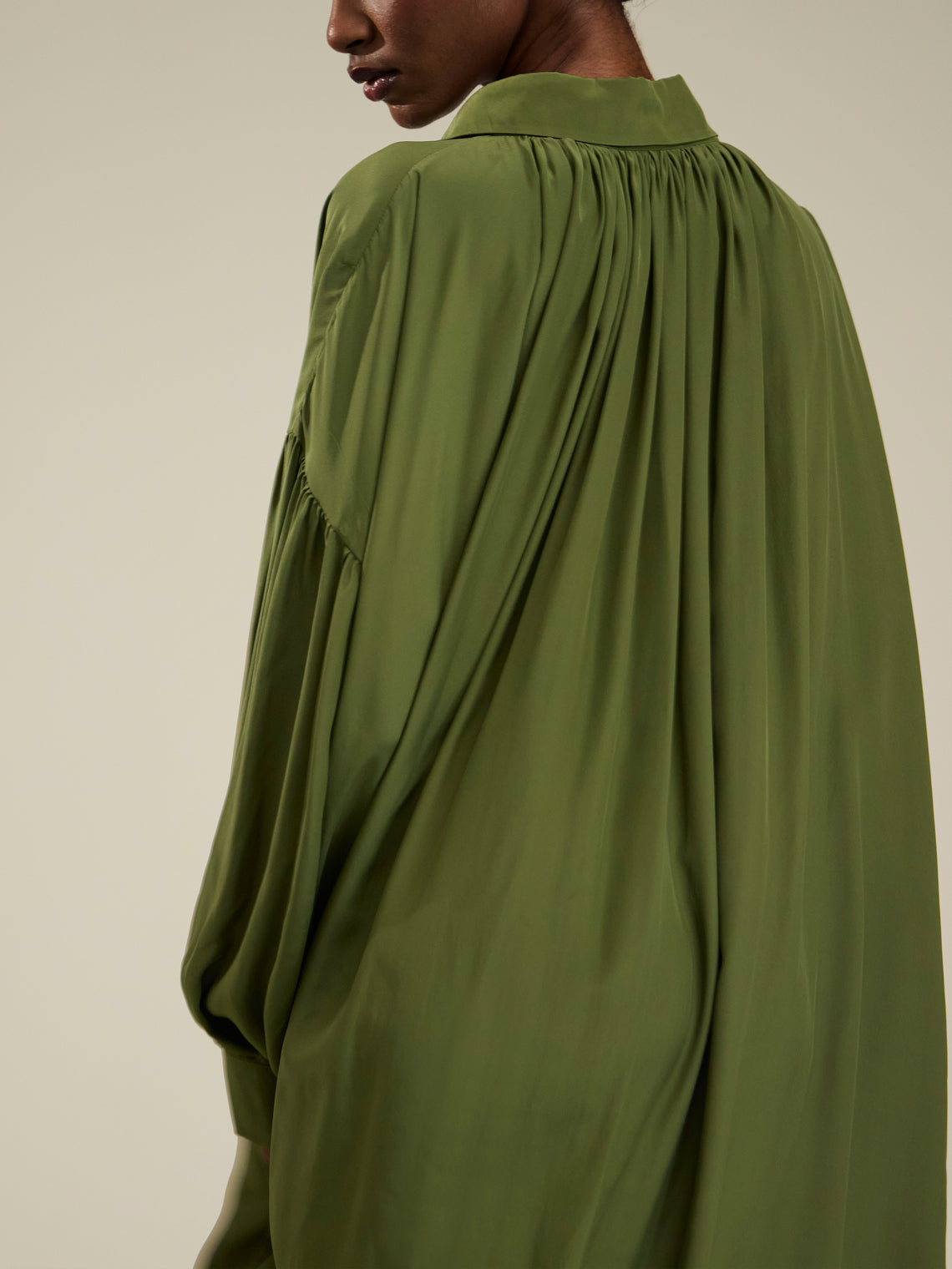 Marta Ferri - Martini Silk Long Dress - Green - ABASK