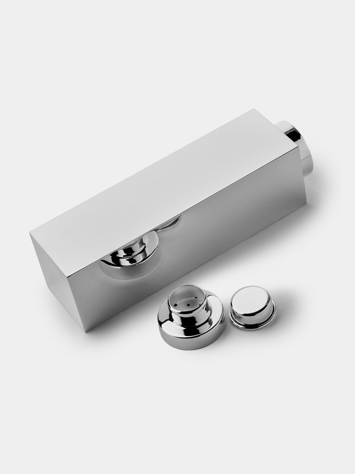 Pampaloni - Silver-Plated Square Cocktail Shaker - Silver - ABASK