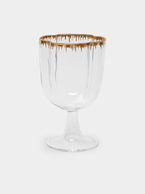 Pinto - Chance Hand-Blown Red Wine Glasses (Set of 2) - Clear - ABASK - 