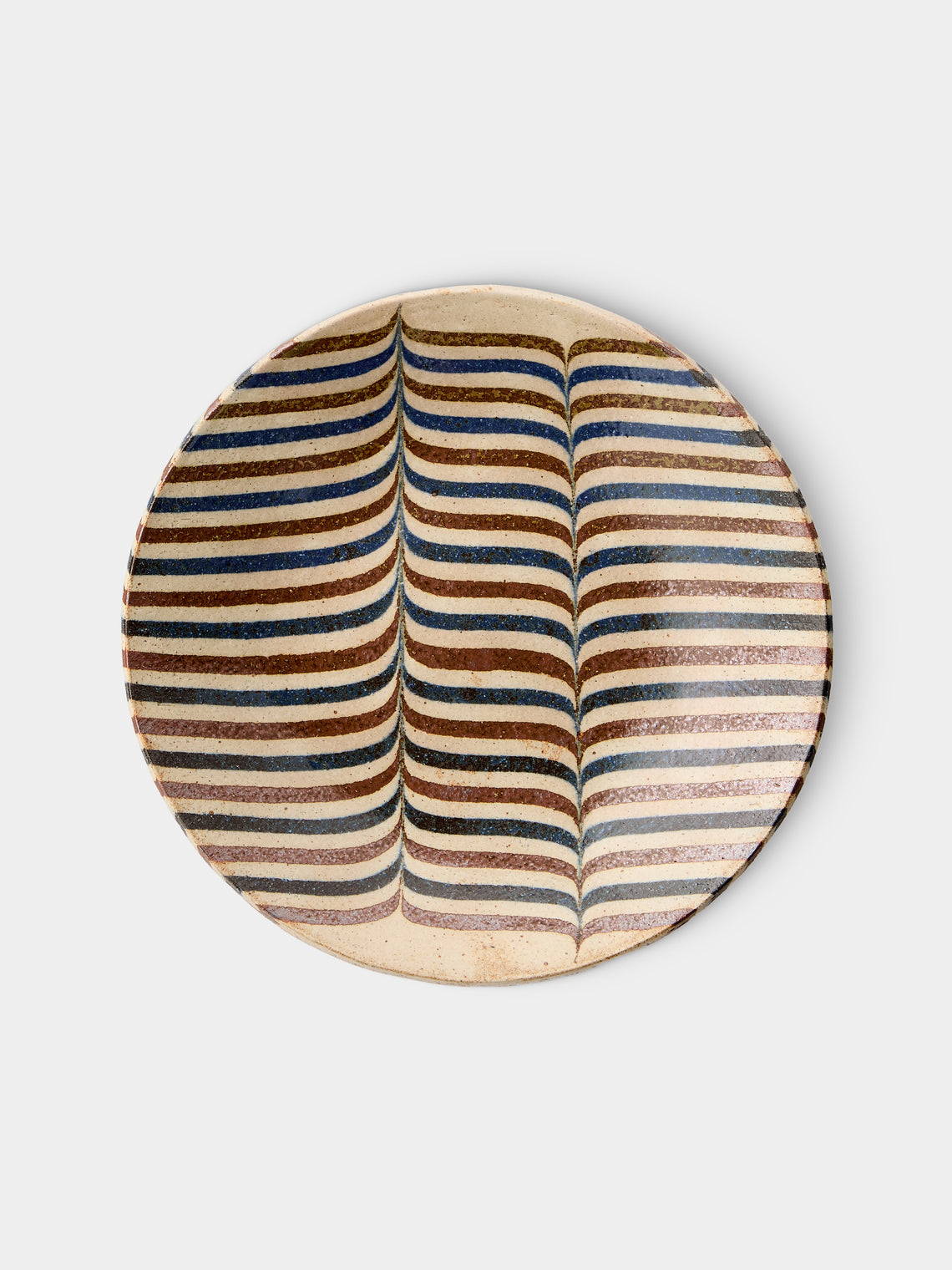 Makidani-gama - No. 3 Nerikomi Ceramic Plates – 8in/21cm (Set of 5) - Multiple - ABASK