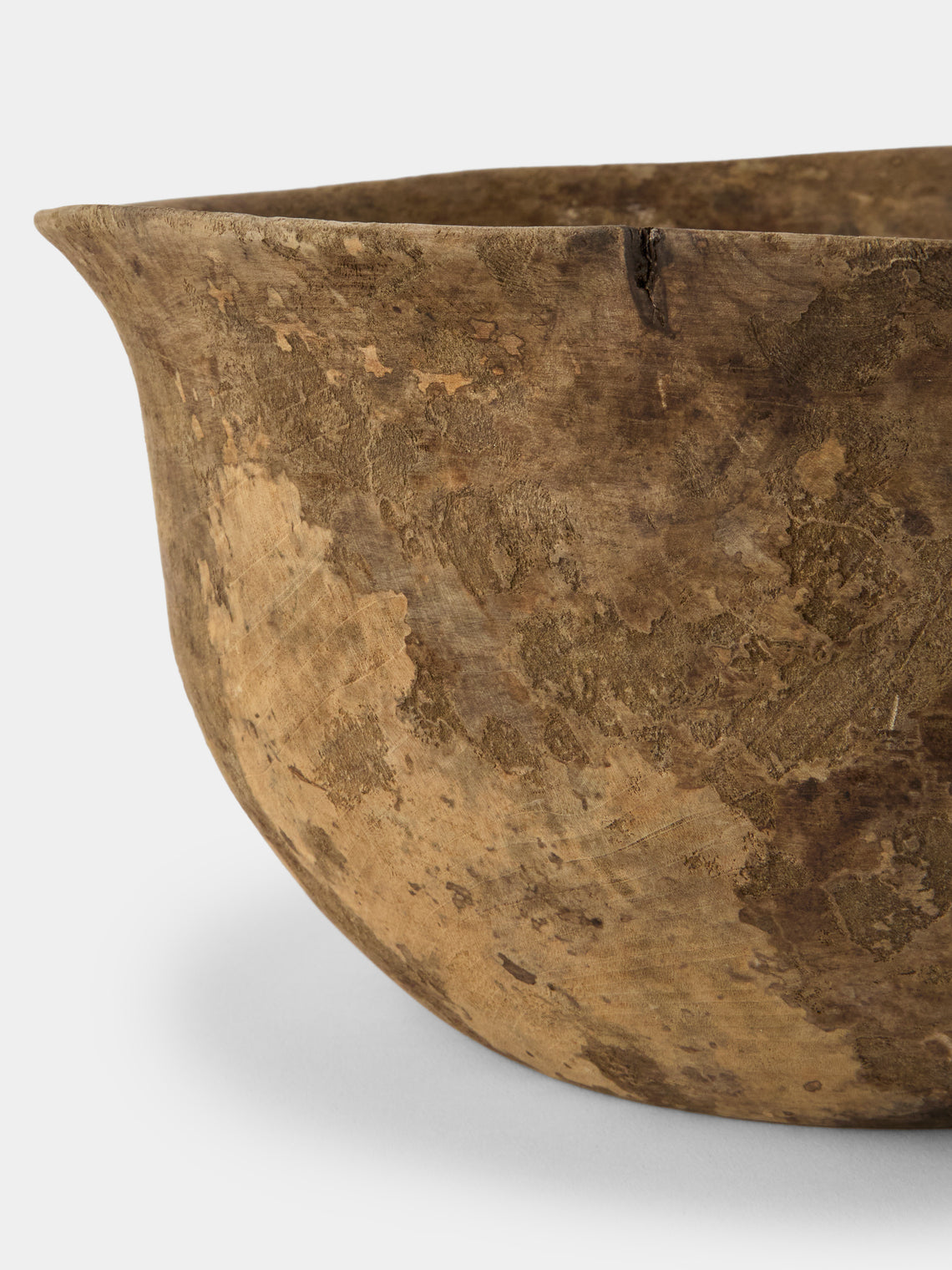 Iida Woodturning - Hand-Turned Earth-Finish Dogwood Bowl - Brown - ABASK