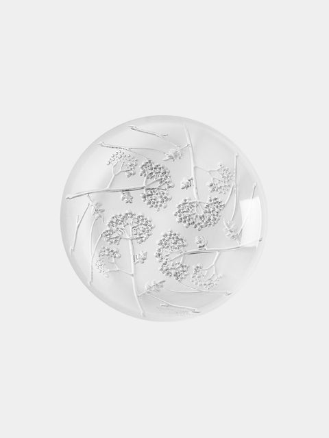Lalique - Ombelles Crystal Flat Bowl - Clear - ABASK - 