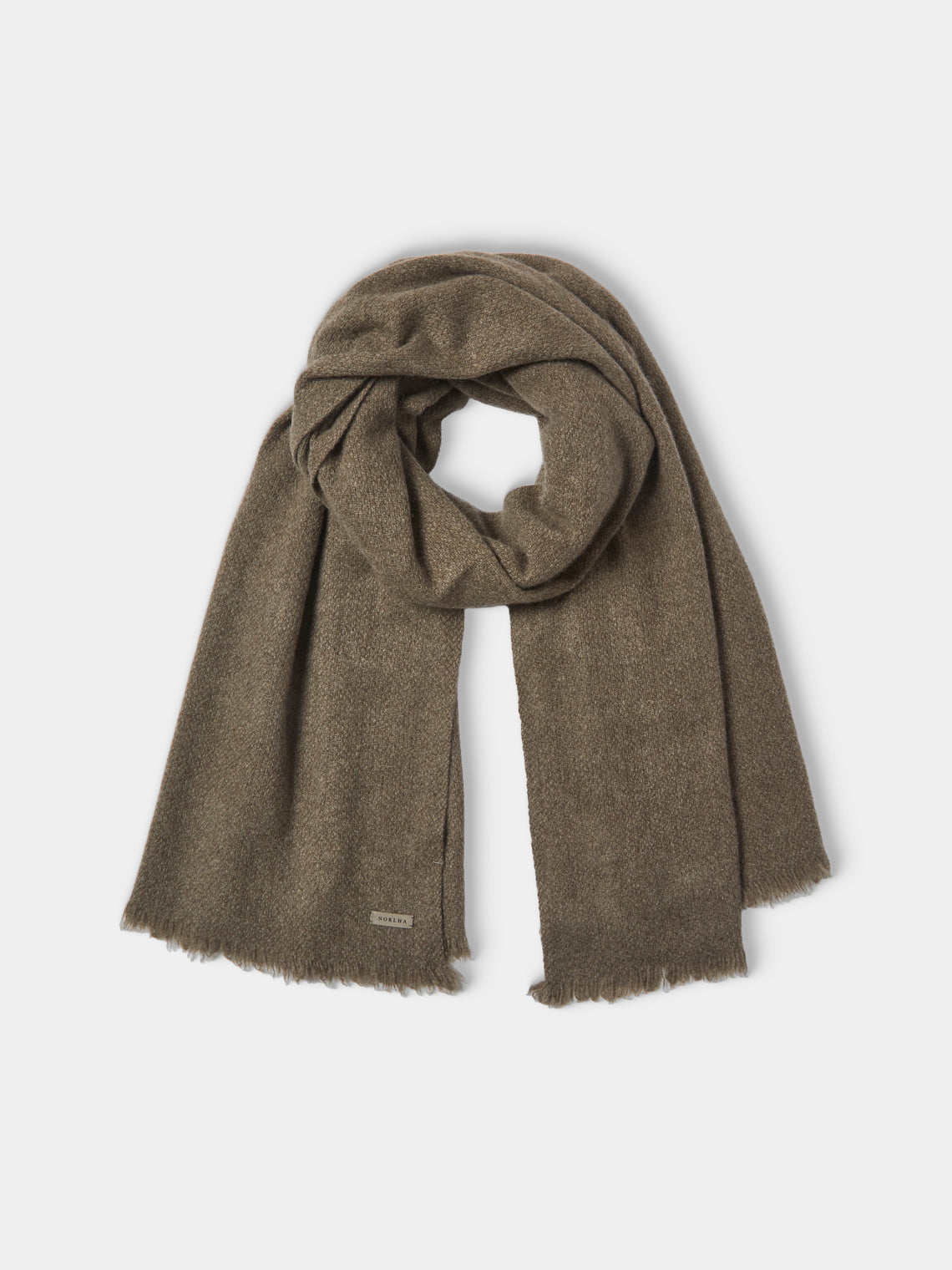 Norlha - Nomad Net Yak Scarf (75in/1.9m) - Gray - ABASK - 