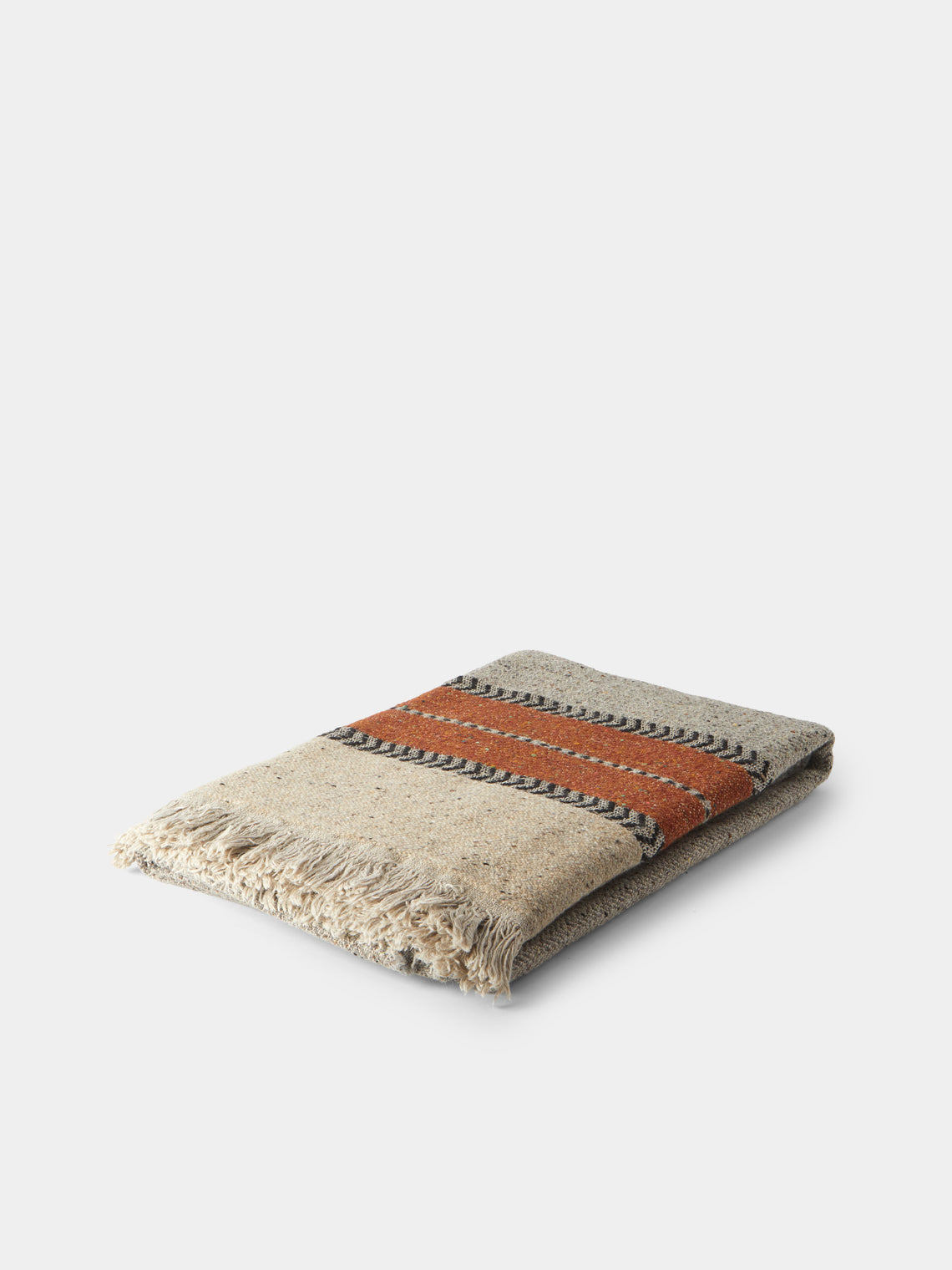 Libeco - Montana Belgian Linen Blanket (86.5in/2.2m) - Brown - ABASK