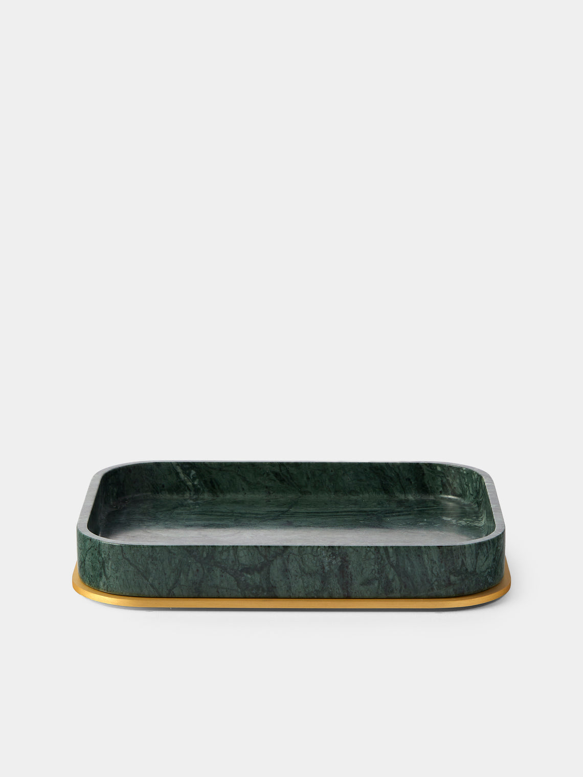 Giobagnara - Polo Marble Valet Tray (9.5in/24cm) - Green - ABASK