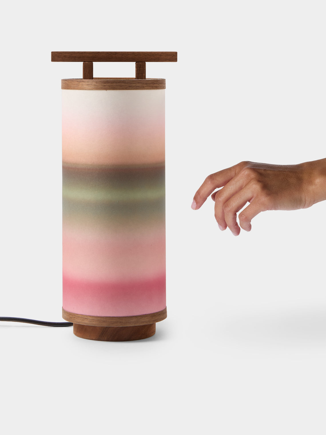 Maxime Prange - Torii Walnut and Washi Paper Small Table Lamp - Multiple - ABASK