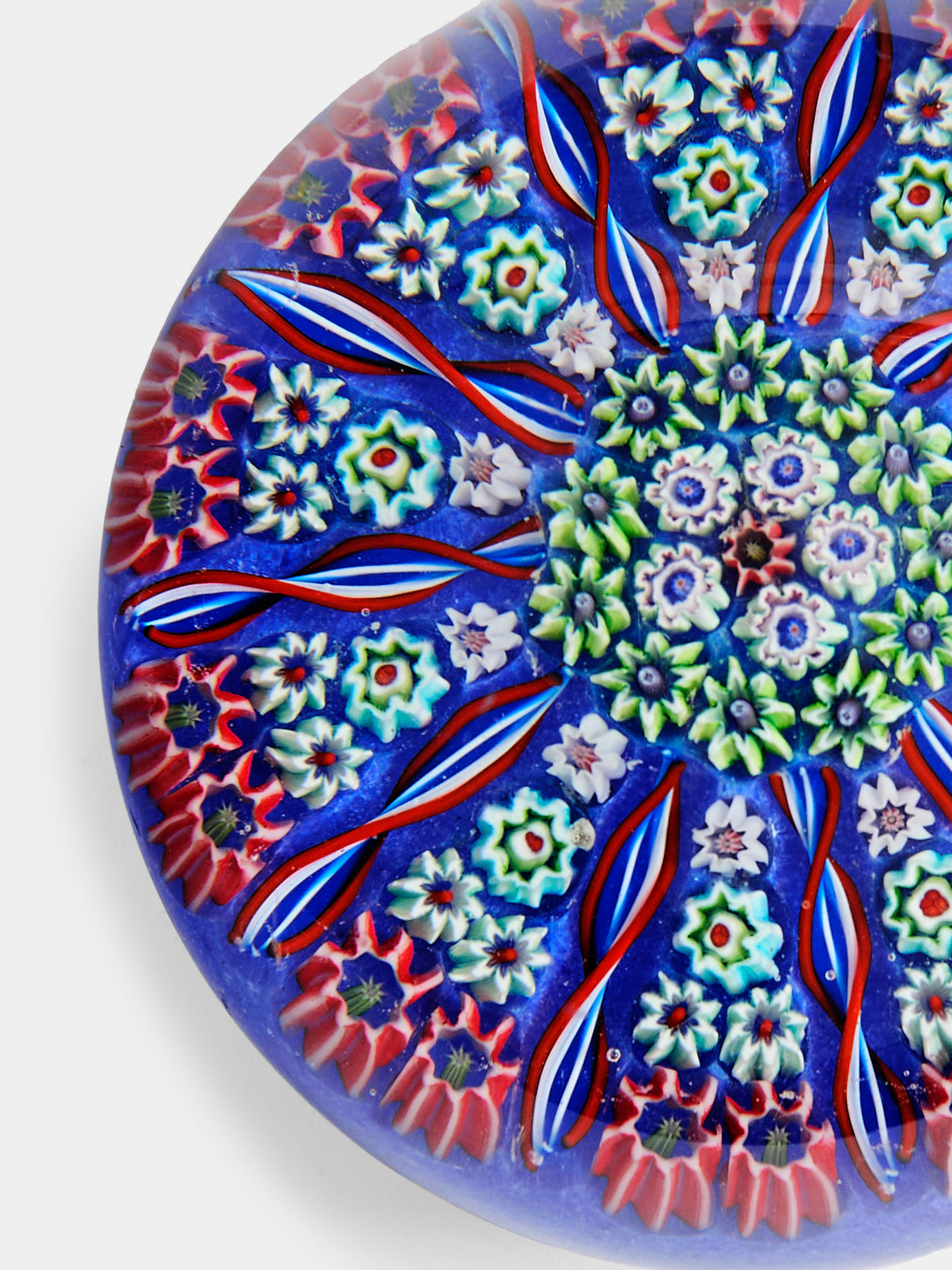 Antique and Vintage - 1930s Murano Glass Paperweight - Blue - ABASK