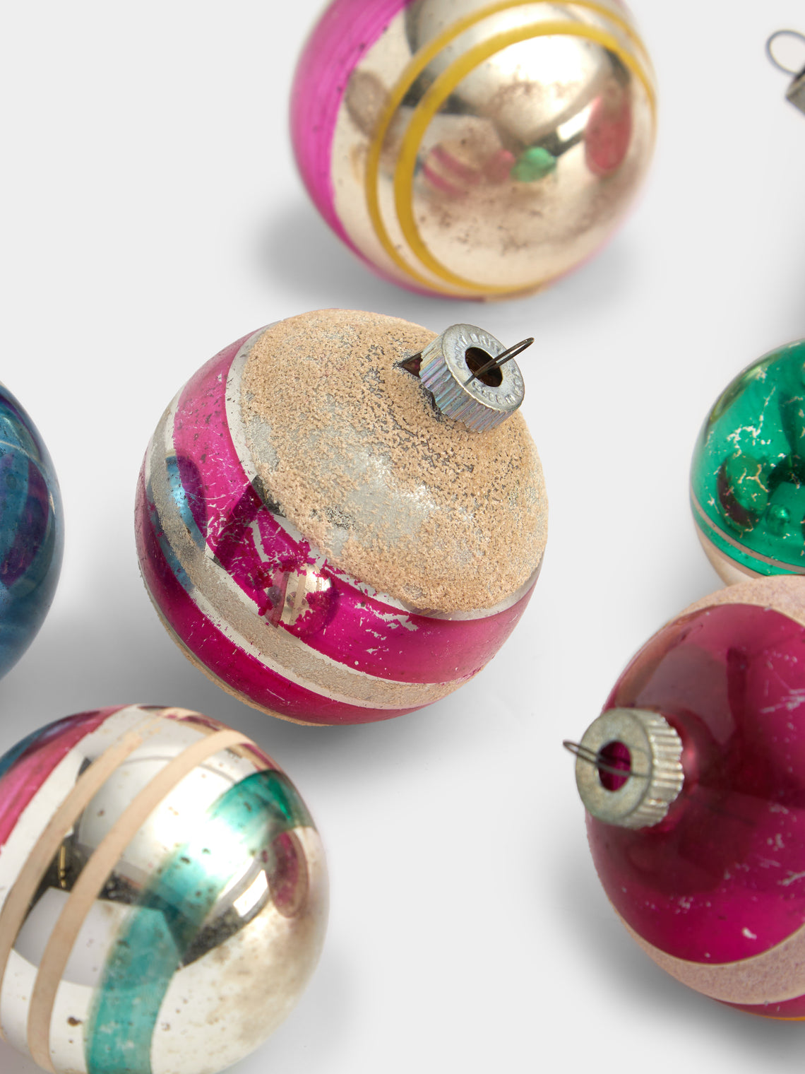 Antique and Vintage - Early 20th-Century Glass Baubles (Set of 8) -  - ABASK