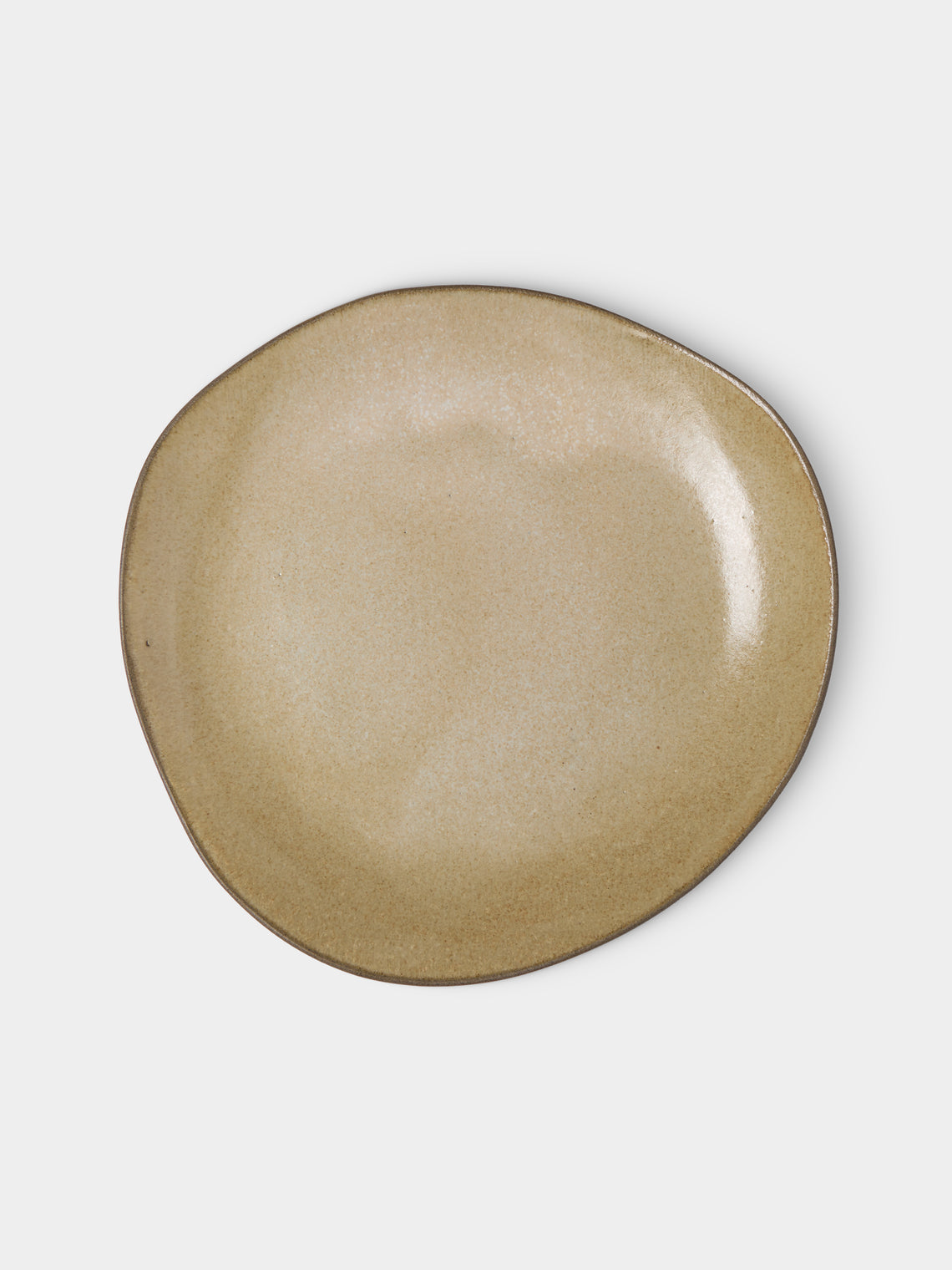 Hana Karim Studio - Hand-Built Ceramic Dinner Plates – 9in/23cm (Set of 4) - Cream - ABASK