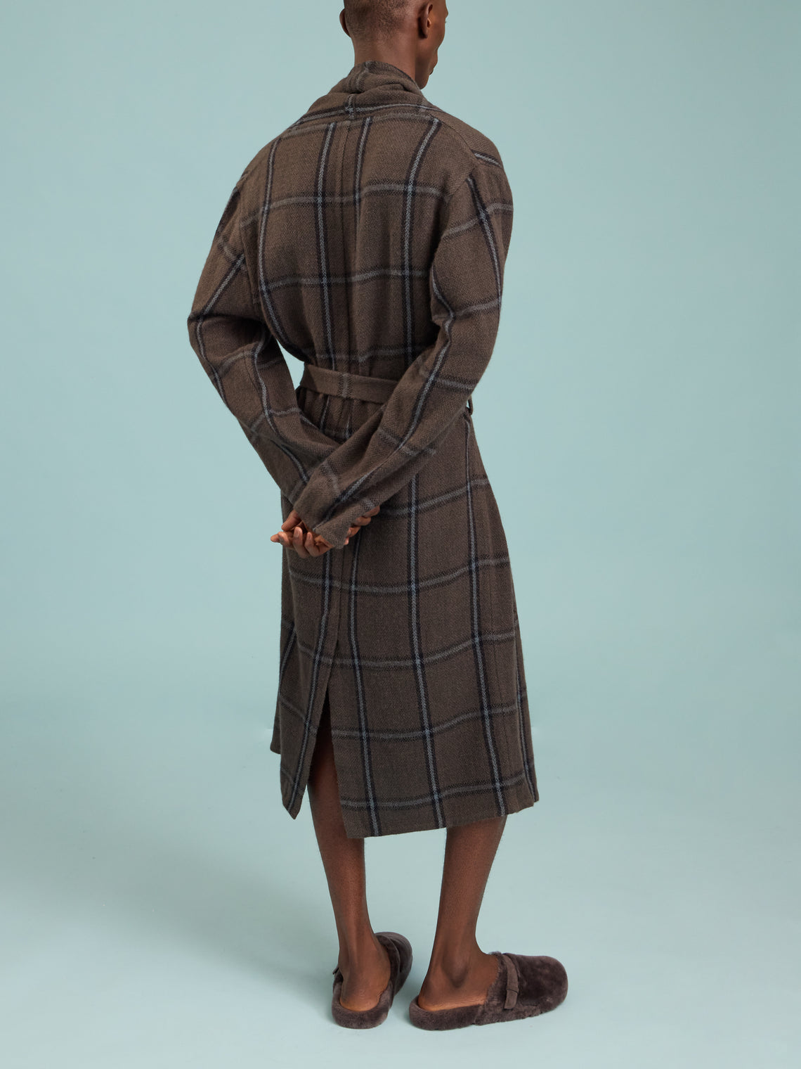 Denis Colomb - Nomad Camel Wool Long Cardigan | Size: M - Gray - ABASK