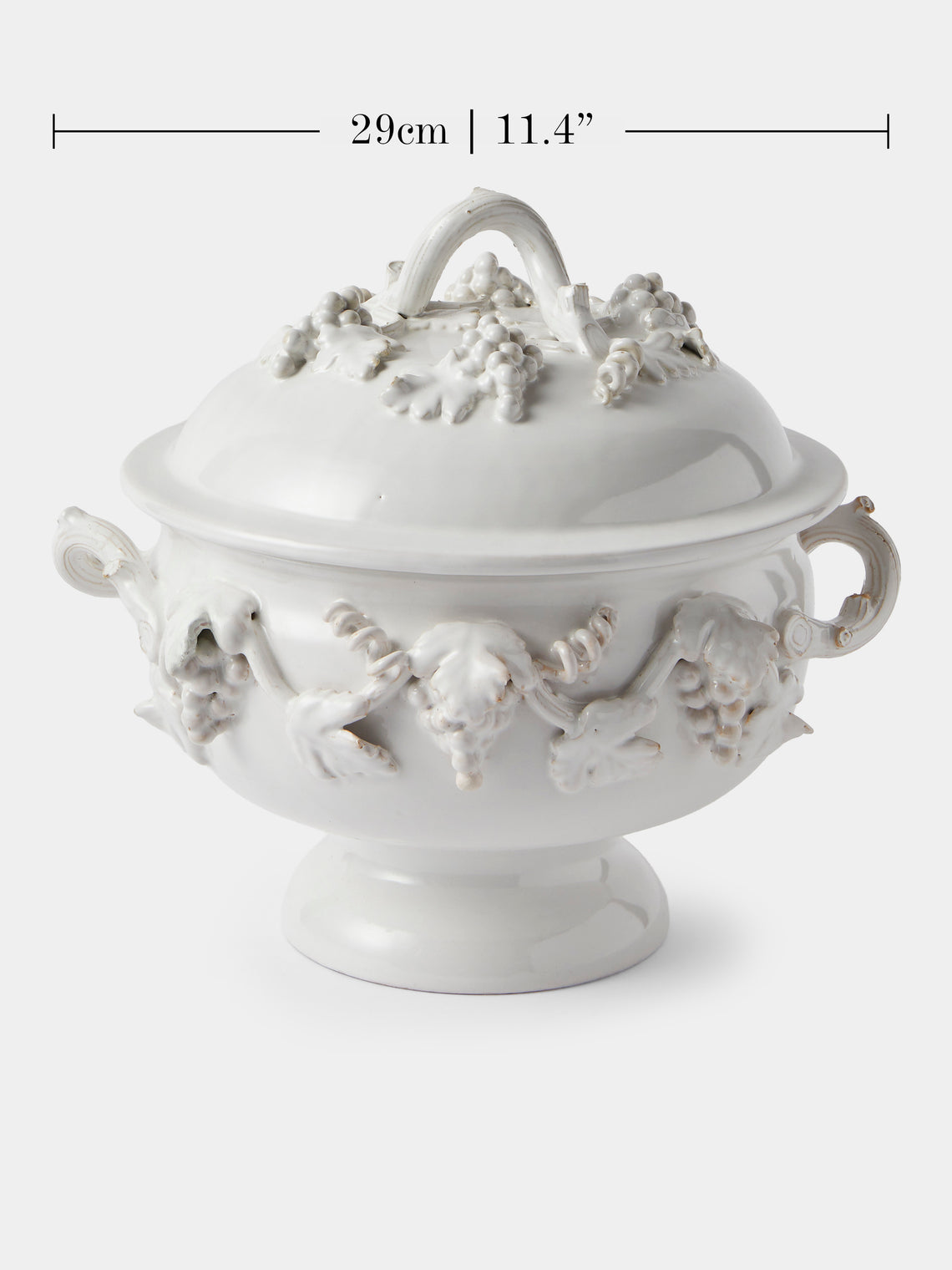 Antique and Vintage - 1960s Émile Tessier Ceramic Terrine - White - ABASK