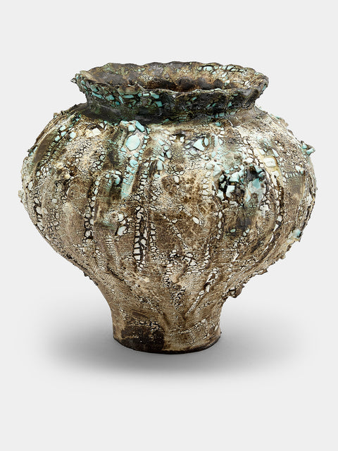 SWAY Ceramics - Poppy V Stoneware Vase - Brown - ABASK - 