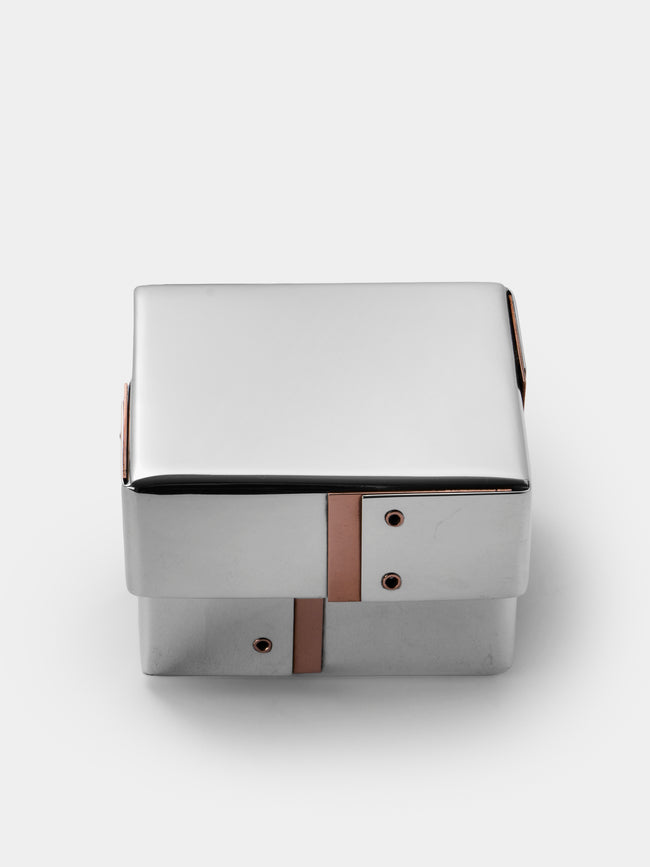 San Lorenzo - 1972 Afra and Tobia Scarpa Sterling Silver Square Box - Silver - ABASK - 