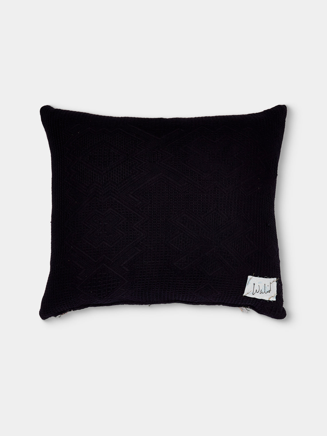 By Walid - 19th-Century Needlepoint Wool and French Marcella Cotton Pillow (23in/58cm) - Multiple - ABASK