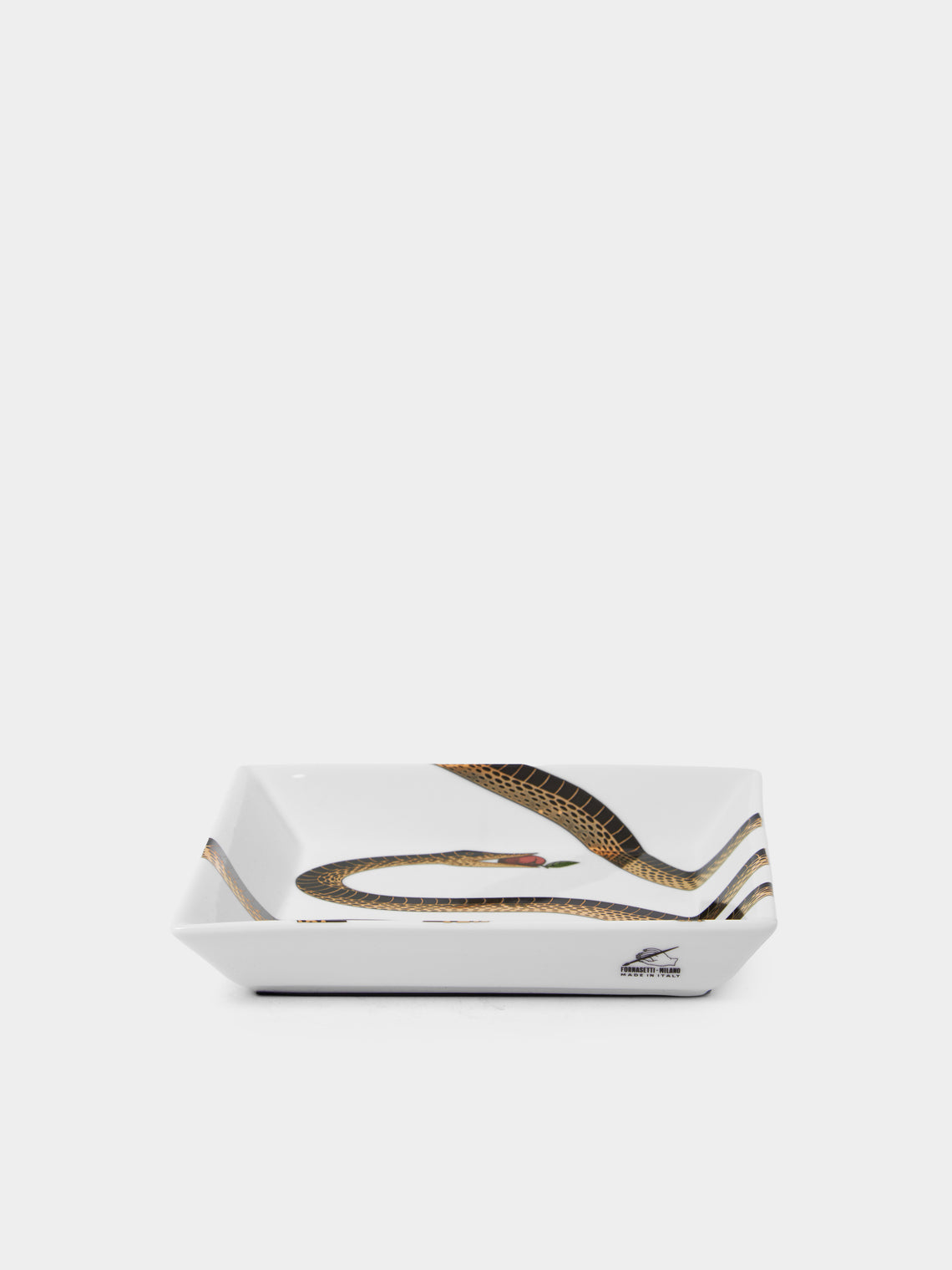 Fornasetti - Peccato Originale Porcelain Square Plate (11.5in/29cm) - Multiple - ABASK