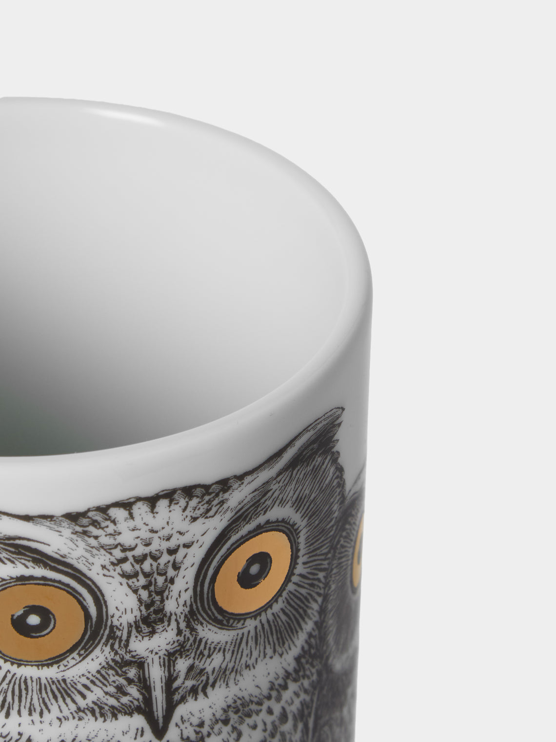 Fornasetti - Civette Porcelain Vase (8.5in/22cm) - Multiple - ABASK