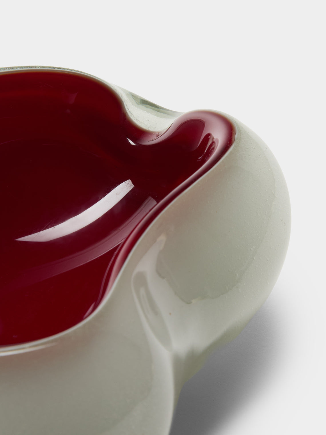 Antique and Vintage - 1950s Seguso Murano Glass Ashtray - Gray - ABASK