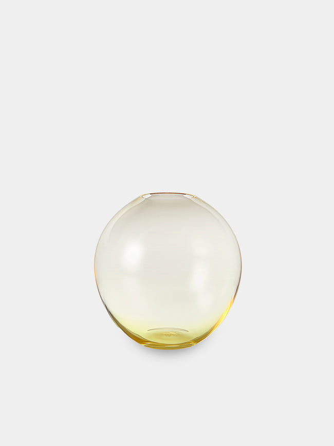Lobmeyr - BV60 Flower Crystal Bud Vase (4in/10cm) - Yellow - ABASK - 