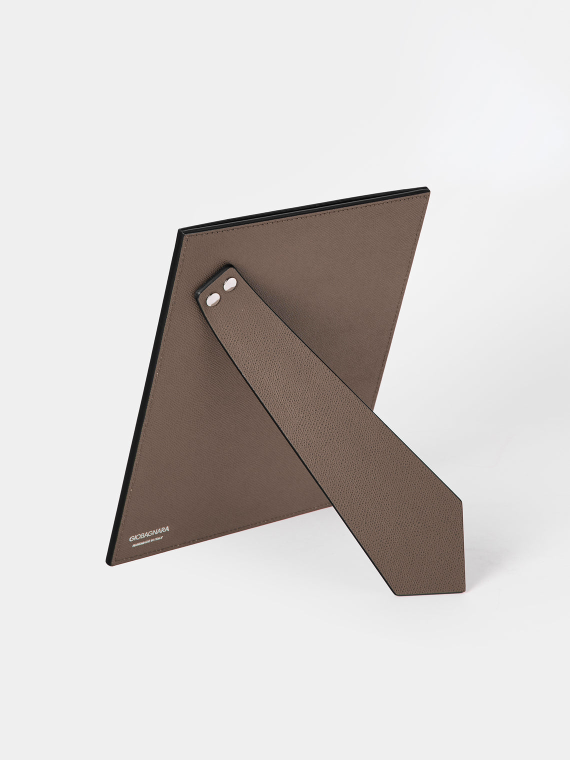 Giobagnara - Peter Leather Photo Frame (5x7") - Gray - ABASK