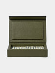 Giobagnara - Parma Leather Dominoes Set - Green - ABASK - 