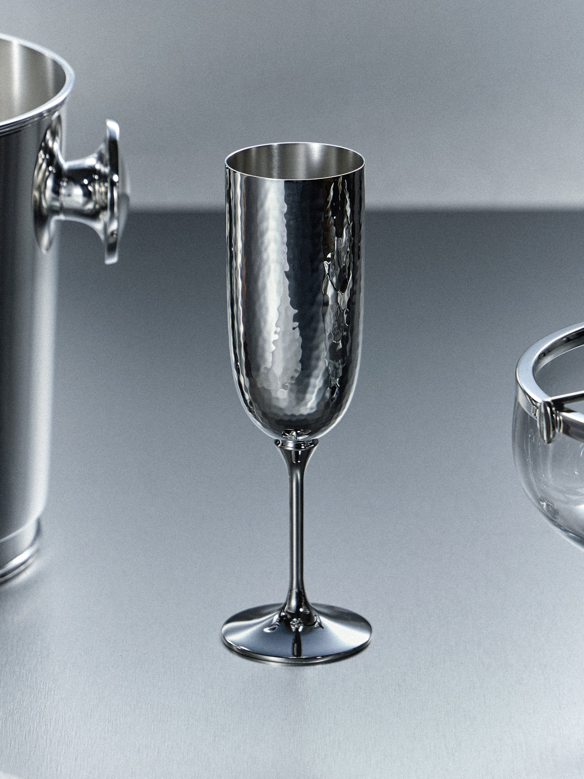 Robbe & Berking - Martelé Silver-Plated Champagne Flute - Silver - ABASK