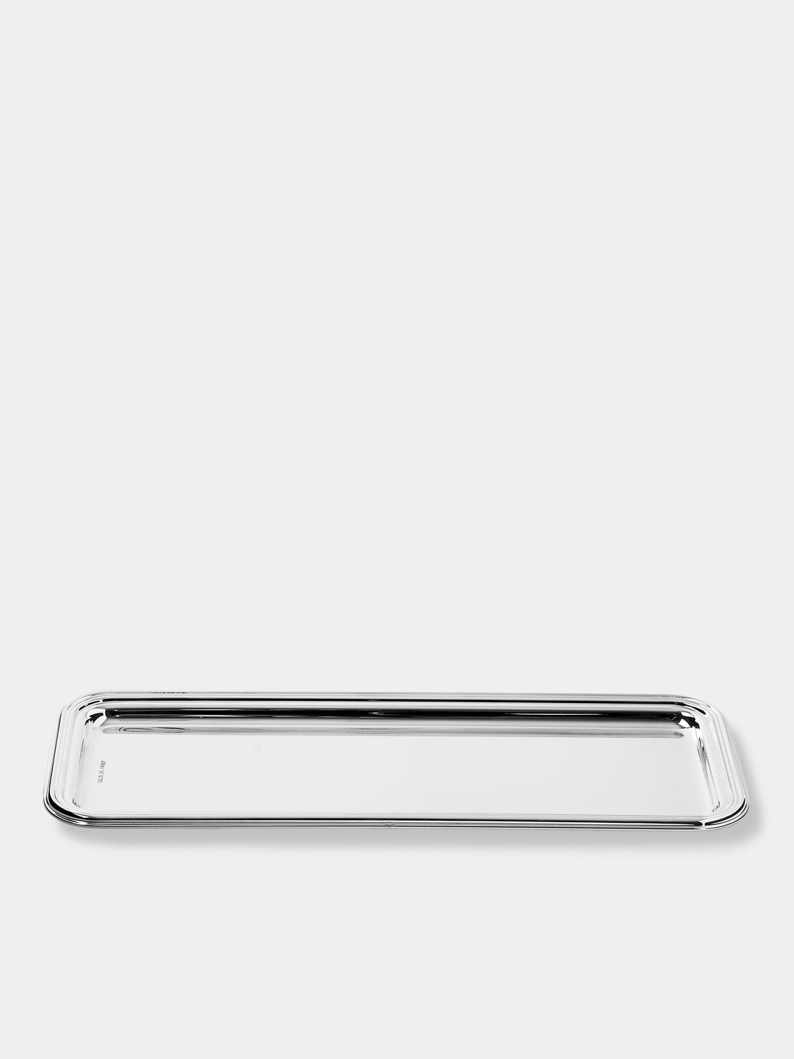 Greggio - English Silver-Plated Pen Tray - Silver - ABASK
