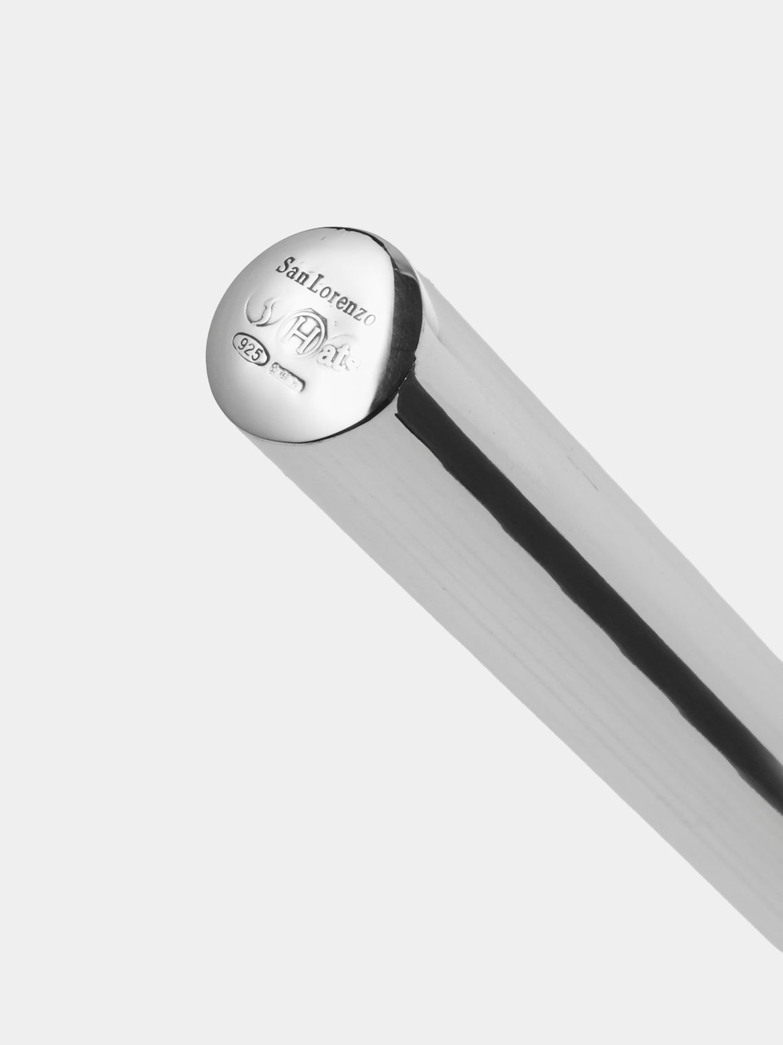 San Lorenzo - 1979 Afra and Tobia Scarpa Sterling Silver and Horn Salad Servers (Set of 2) - Silver - ABASK