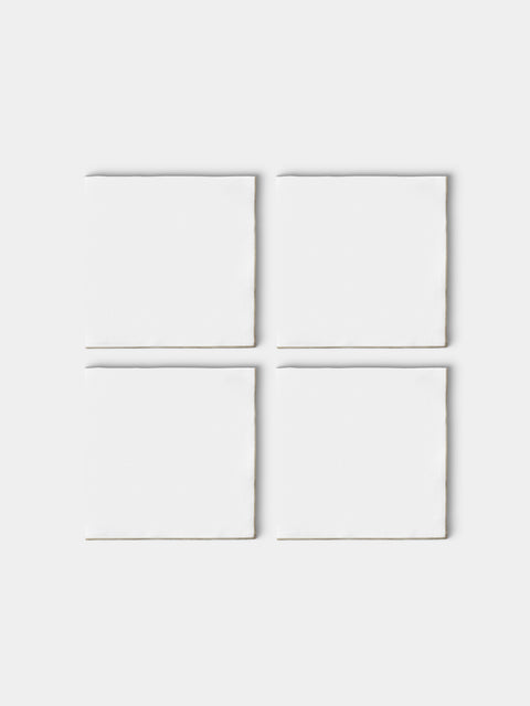 Borgo delle Tovaglie - Filo Linen Extra Large Napkins (Set of 4) - White - ABASK - 