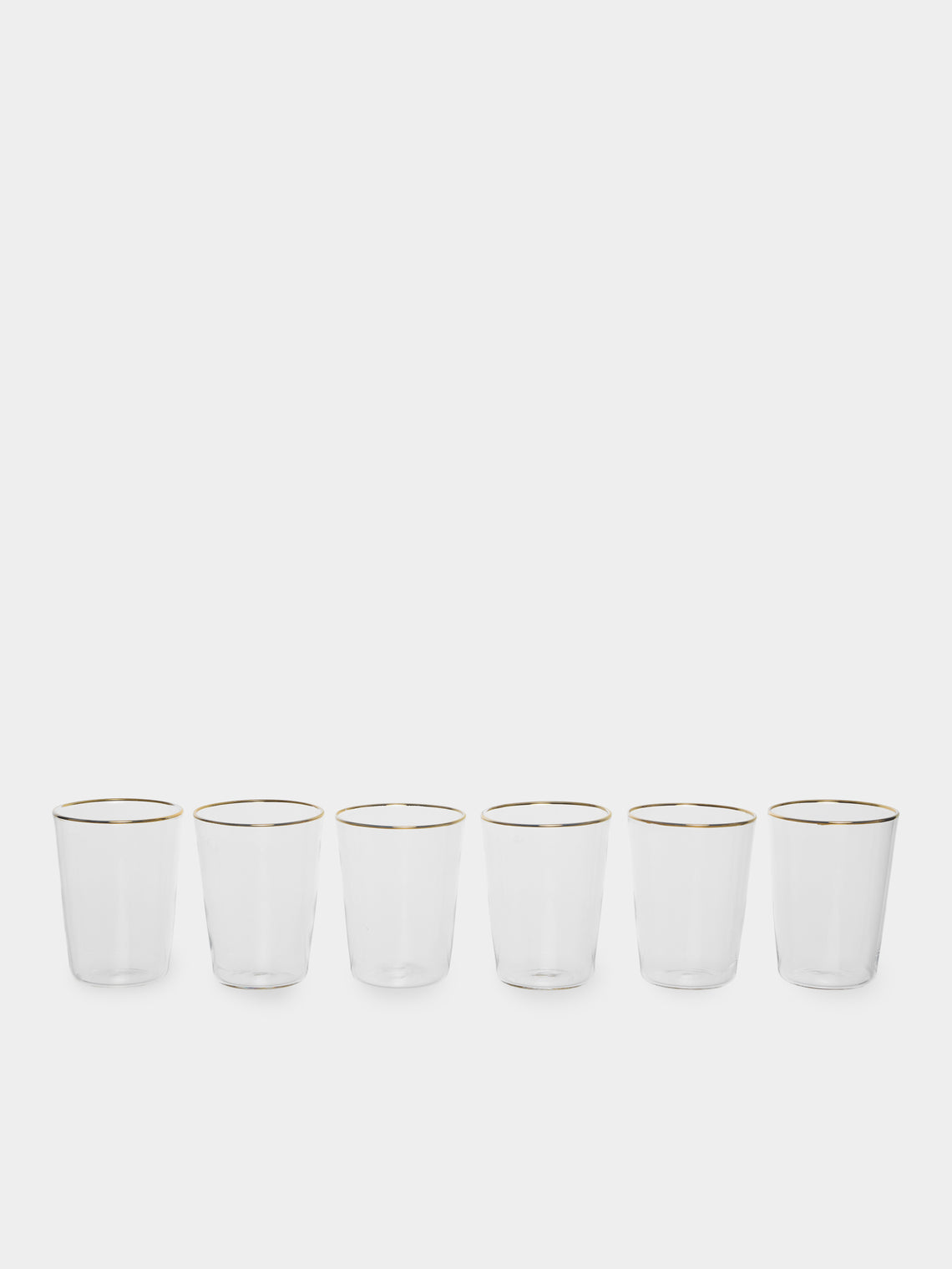 Alya Tannous - | Set of 6 | Vienna Large Wine Glasses - Clear - ABASK