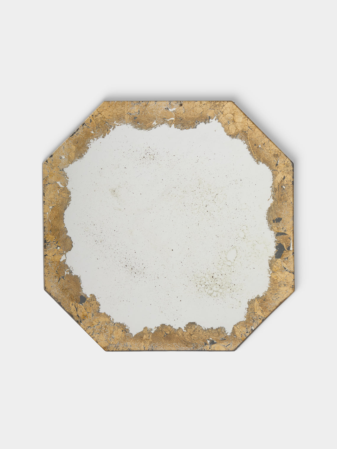 Borgo delle Tovaglie - Octo Mirrored Glass Placemats (Set of 6) - Silver - ABASK