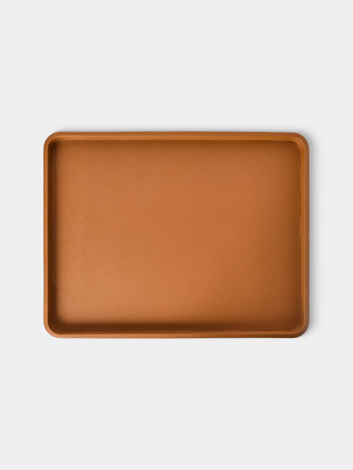 Giobagnara x Poltrona Frau - Leather Bed Tray (24in/61.5cm) - Tan - ABASK