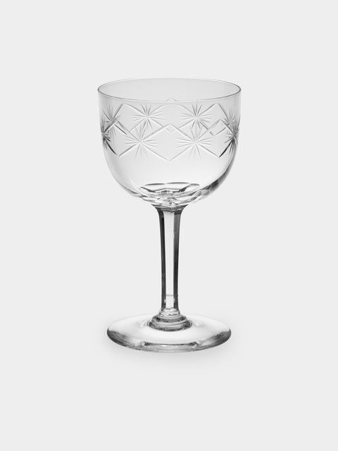 Antique and Vintage - 1940s Crystal Wine Glasses (Set of 15) - Clear - ABASK - 