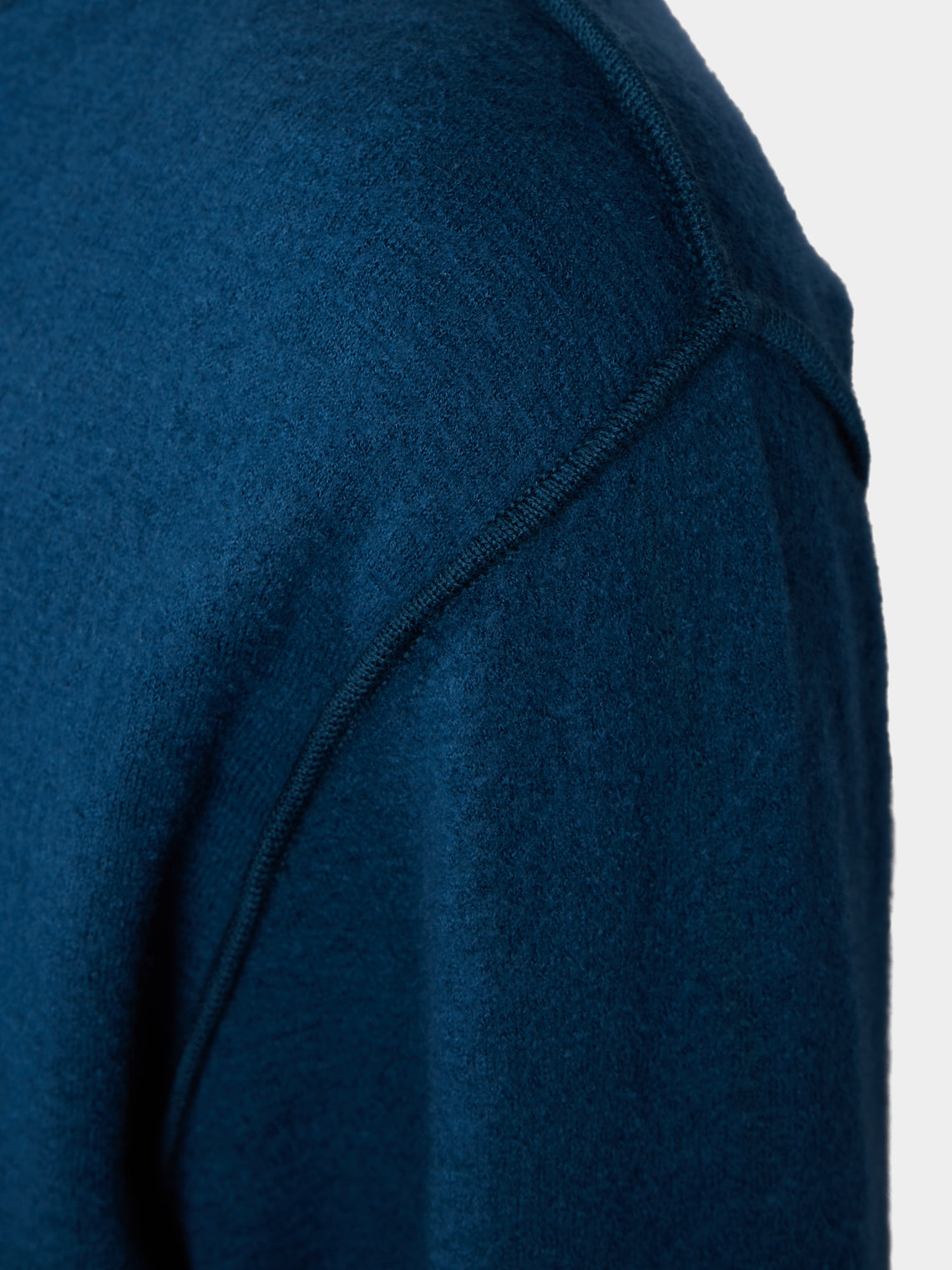 Denis Colomb - Fuzzy Brushed Cashmere Crew-Neck Sweater | Size: M - Blue - ABASK