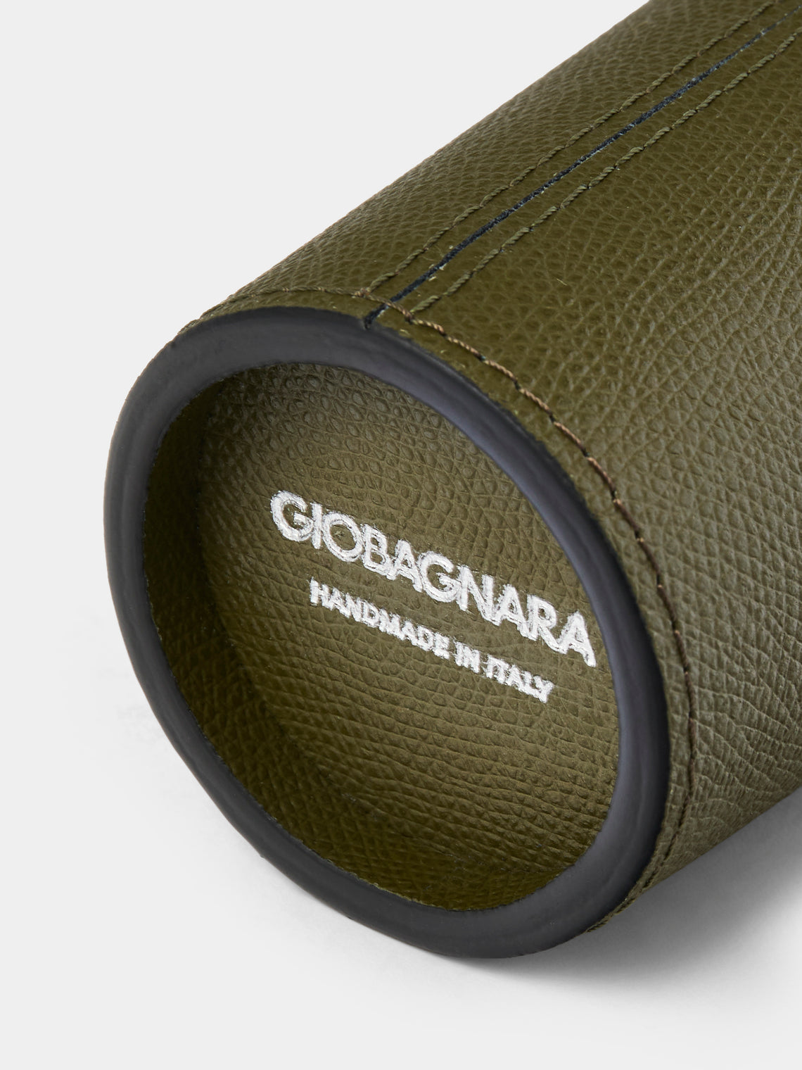 Giobagnara - Leather Dice Cup - Green - ABASK