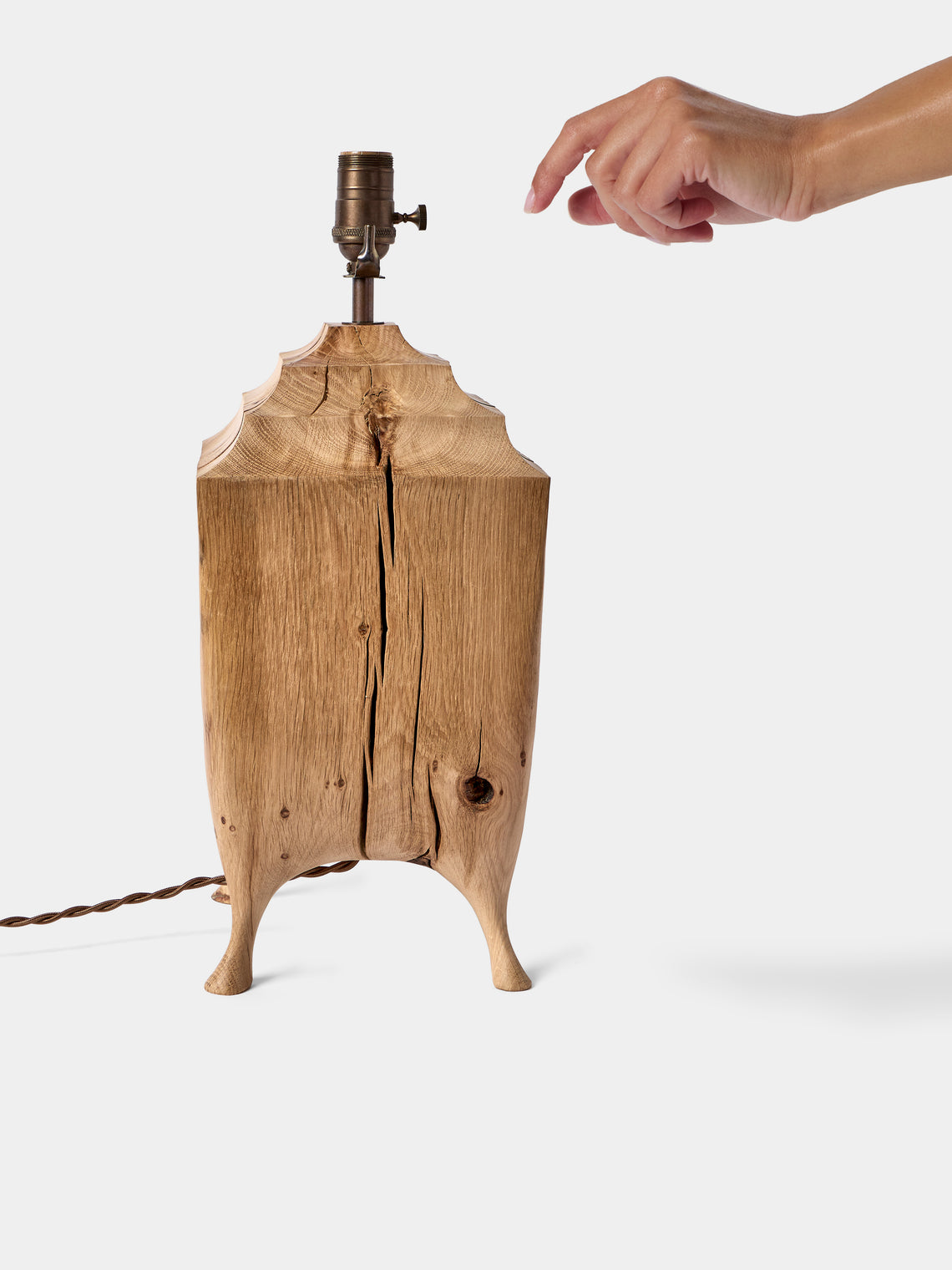 Jamie Gaunt Designs - No. 5 Natural Oak XL Table Lamp - Natural - ABASK