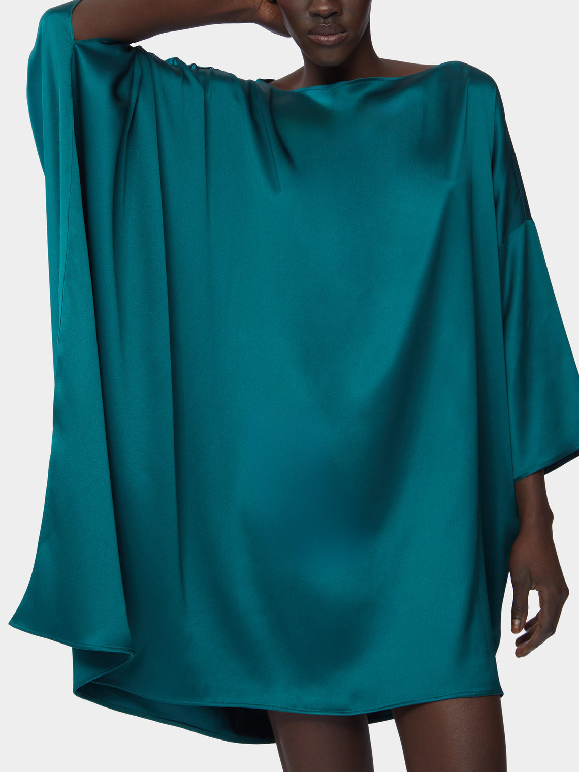 Dusan - Silk Asymmetric Dress | One Size -  - ABASK