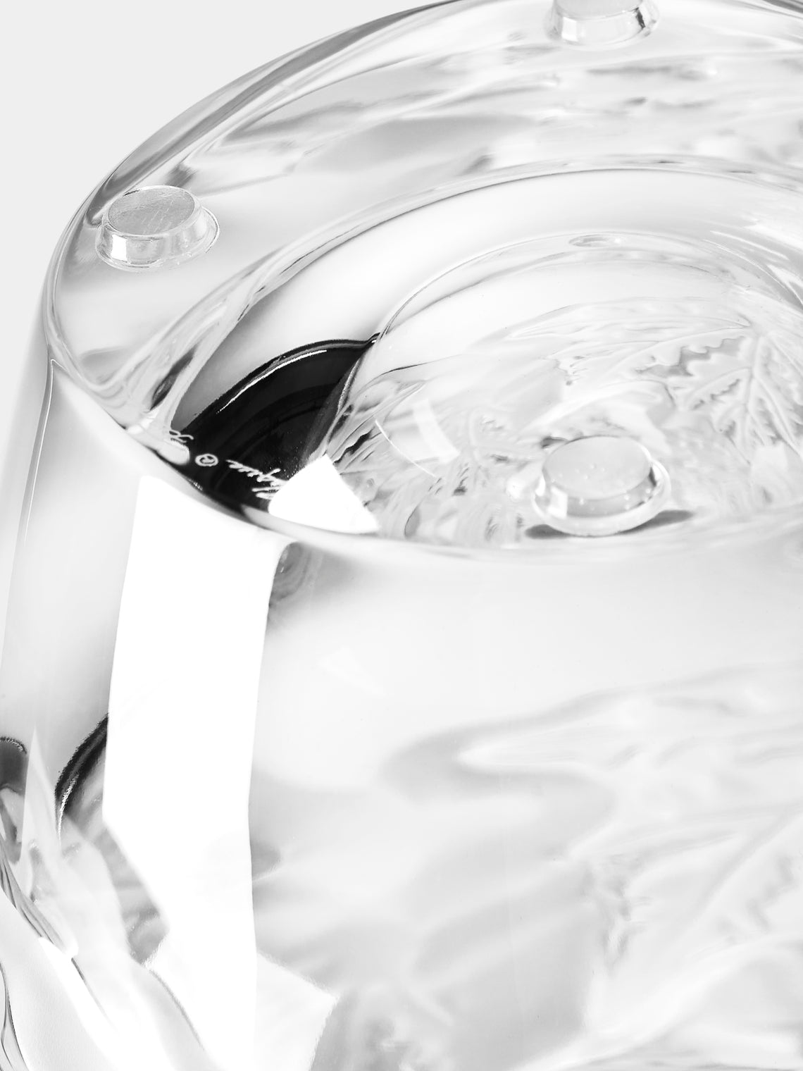 Lalique - Champs-Élysées Crystal Vase (13in/33cm) - Clear - ABASK