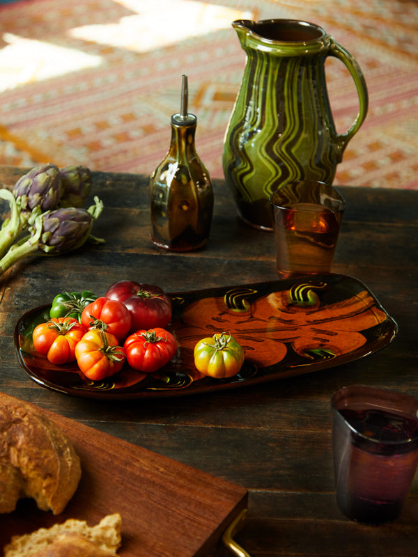 Mike Parry - Slipware Oblong Platter -  - ABASK