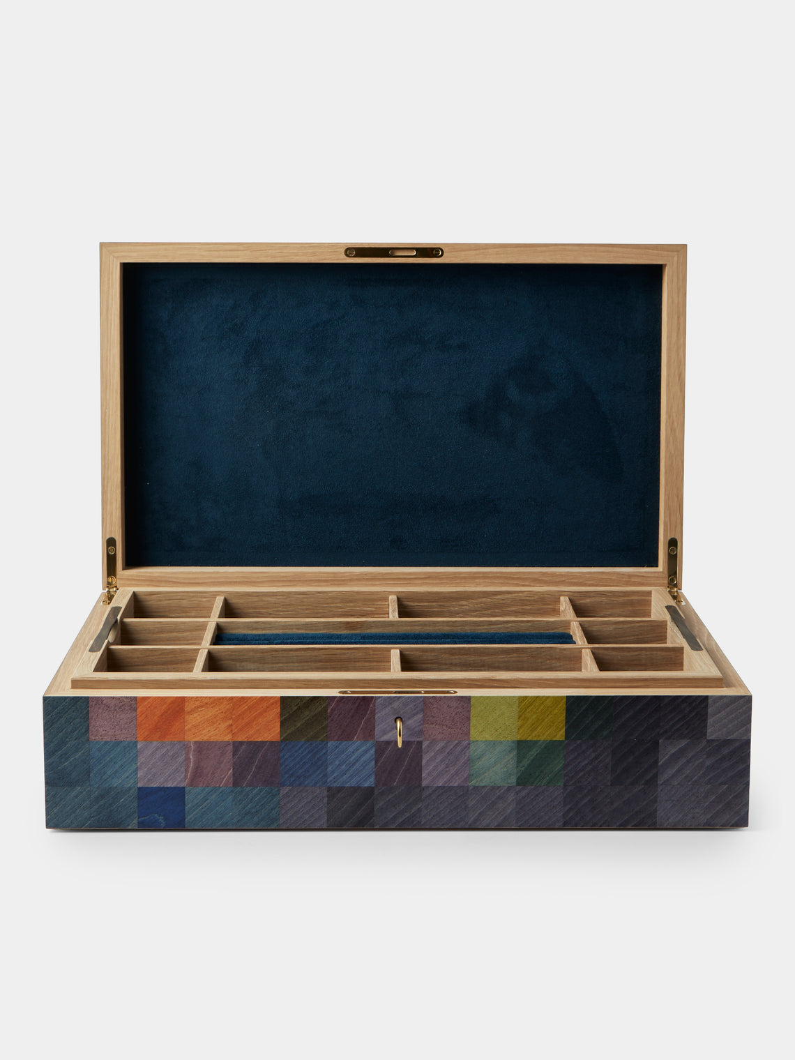 Kevin Stamper - Still Life Marquetry Wood Jewelry Box - Multiple - ABASK