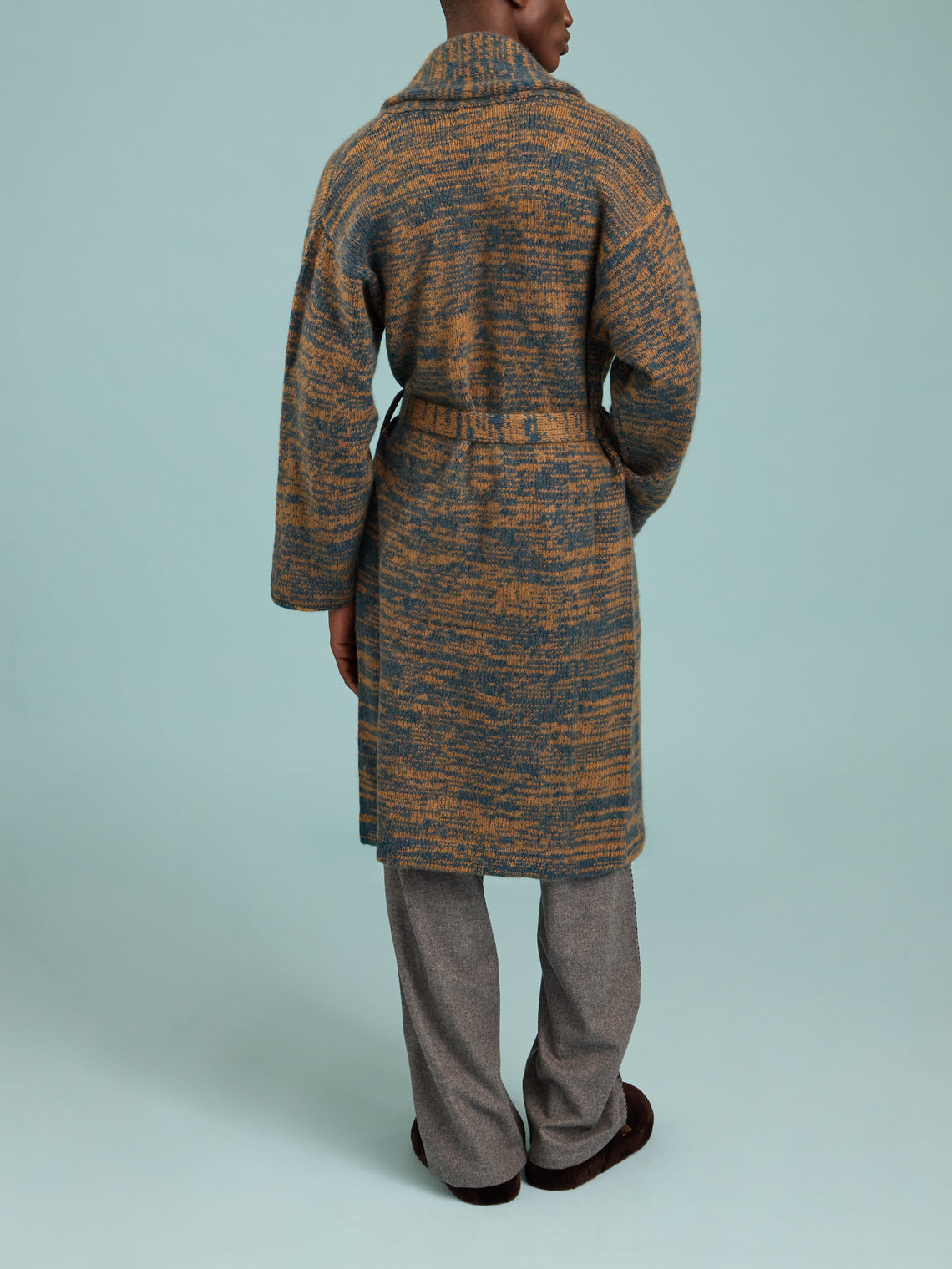 The Elder Statesman - Twisted Cashmere Robe | Size: M - Green - ABASK