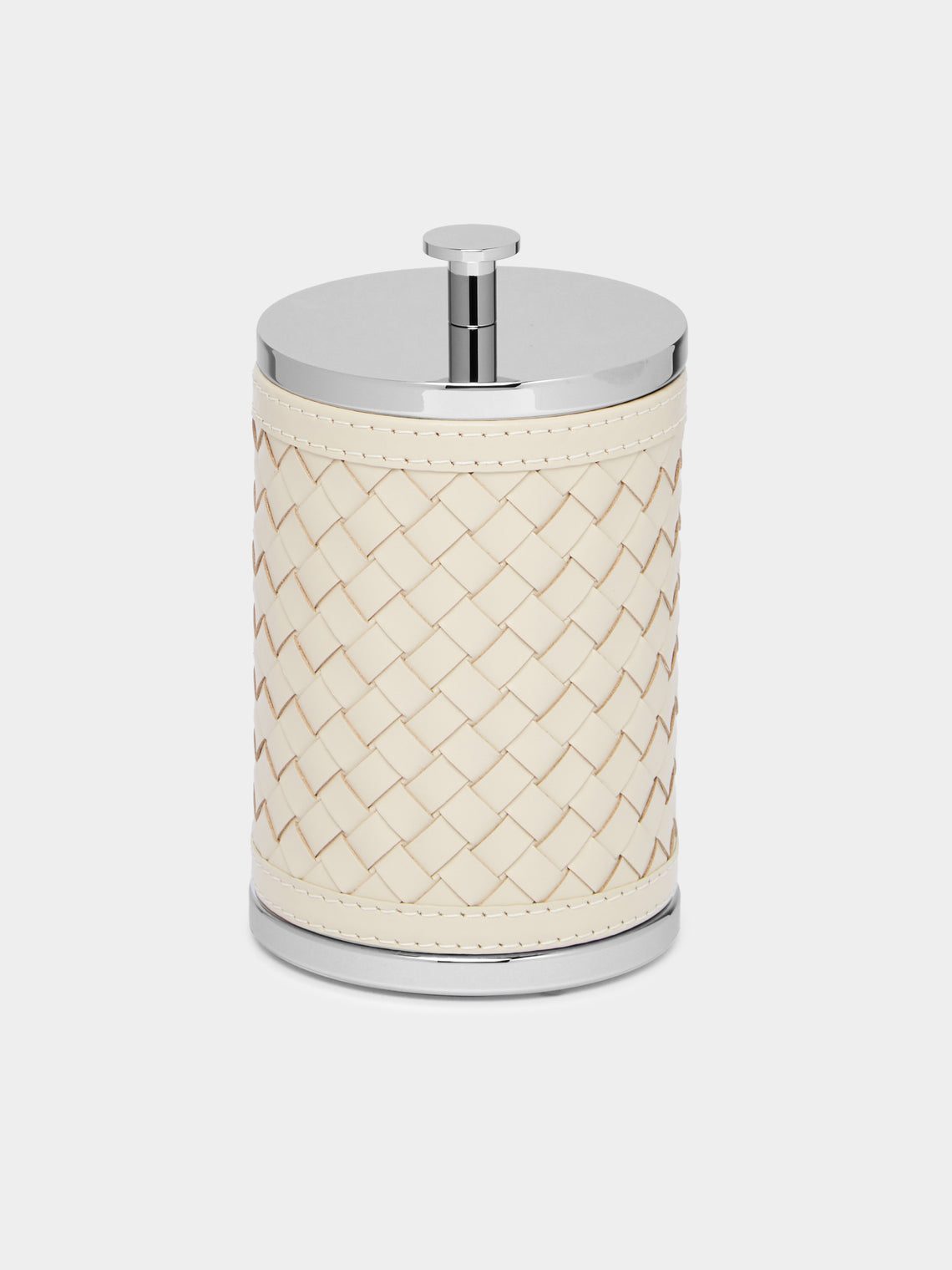 Riviere - Woven Leather Lidded Box -  - ABASK - 