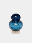 NasonMoretti - Bibendum Hand-Blown Murano Glass Portable Table Light - Blue - ABASK - 