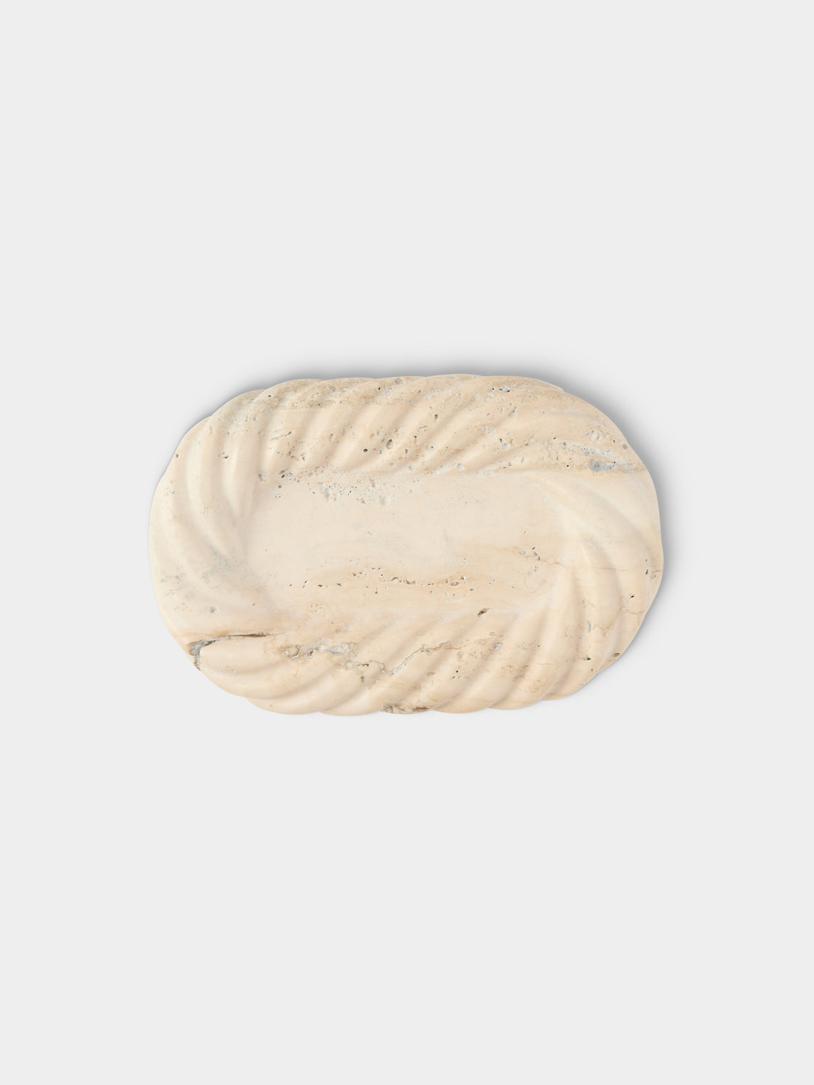 Anastasio Home - Hannah Catch Marble Dish - Beige - ABASK - 