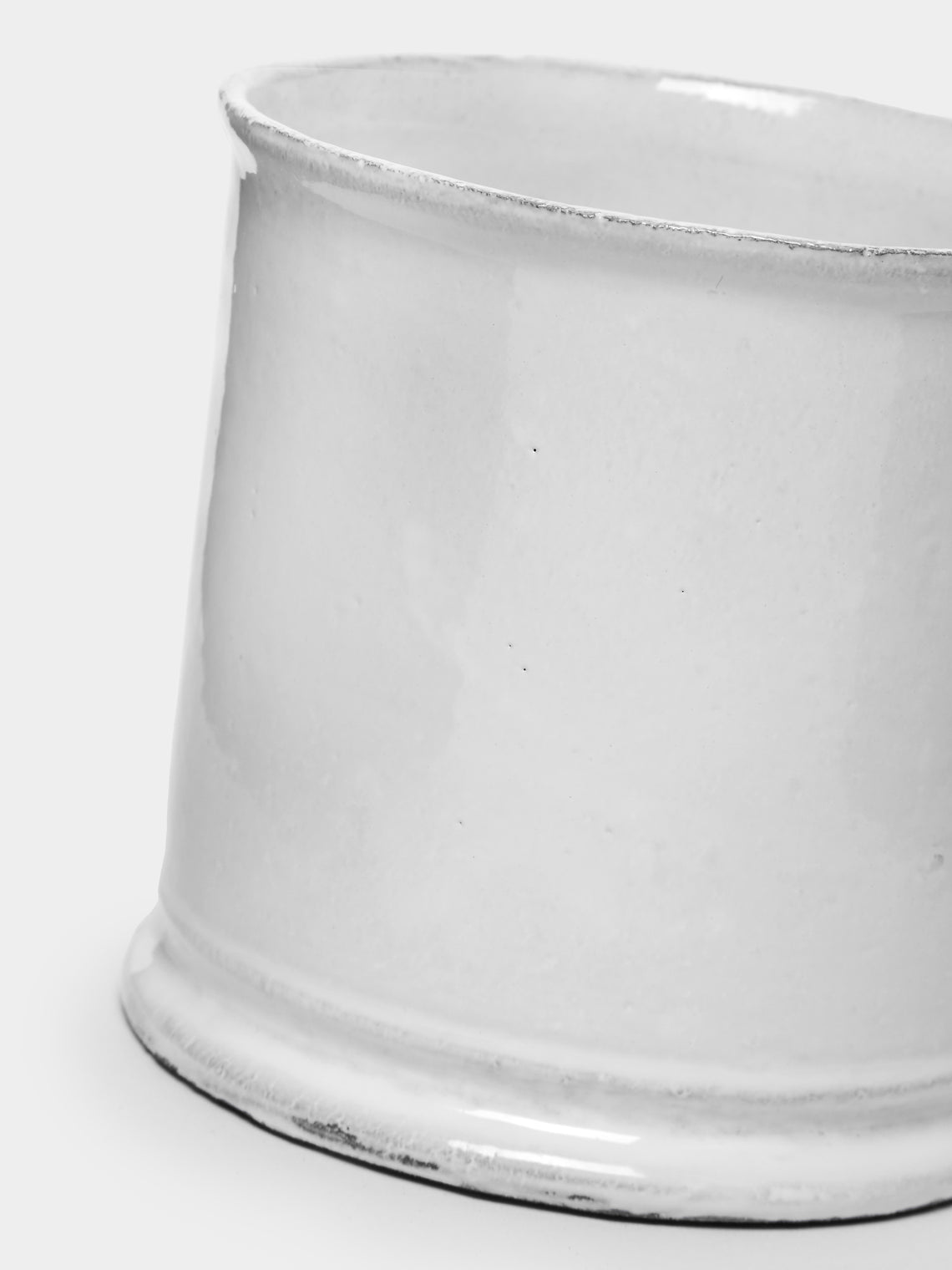 Astier de Villatte - Colbert Hand-Glazed Ceramic Large Mug (Set of 2) - White - ABASK